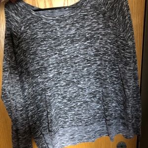 AE soft & sexy grey sweater top